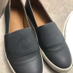 Calvin Klein gray shoes
